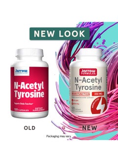 jarrow formulas Nacetyl Tyrosine 350 Mg 120 Capsules Supports Brain Health & Function Dietary Supplement Contains Vitamin B6 For Amino Acid Metabolism 120 Servings (Packaging May Vary)  - Image 3