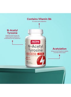 jarrow formulas Nacetyl Tyrosine 350 Mg 120 Capsules Supports Brain Health & Function Dietary Supplement Contains Vitamin B6 For Amino Acid Metabolism 120 Servings (Packaging May Vary)  - Image 5