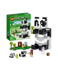 Minecraft The Panda Haven 21245 Building Toy Set; Fun, Brick-Built House That Looks And Moves Like A Panda, Plus Characters And Accessories From The Popular Video Game; Gift For Kids Aged 8+ (553 Pieces)