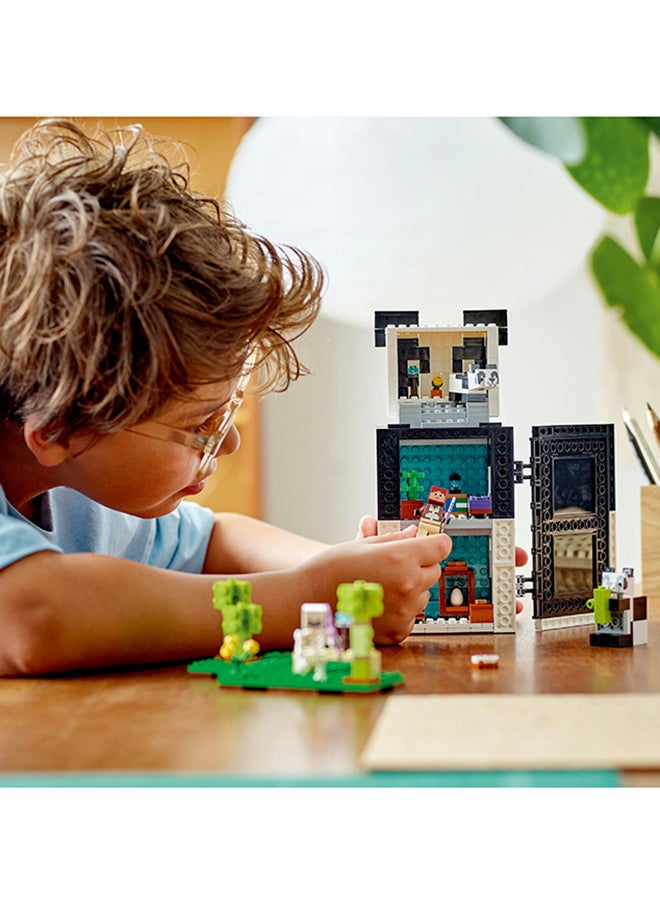 LEGO - Minecraft The Panda Haven 21245 Building Toy Set; Fun, Brick-Built House That Looks And Moves Like A Panda, Plus Characters And Accessories From The Popular Video Game; Gift For Kids Aged 8+ (553 Pieces) - Image 1