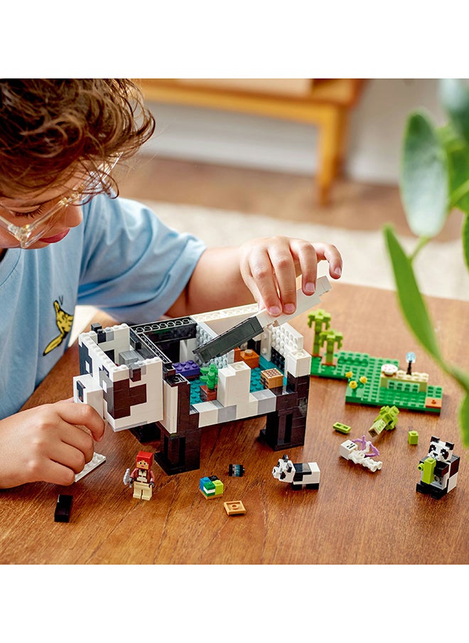 LEGO - Minecraft The Panda Haven 21245 Building Toy Set; Fun, Brick-Built House That Looks And Moves Like A Panda, Plus Characters And Accessories From The Popular Video Game; Gift For Kids Aged 8+ (553 Pieces) - Image 1