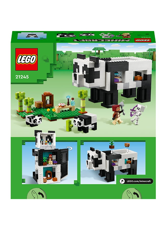 LEGO - Minecraft The Panda Haven 21245 Building Toy Set; Fun, Brick-Built House That Looks And Moves Like A Panda, Plus Characters And Accessories From The Popular Video Game; Gift For Kids Aged 8+ (553 Pieces) - Image 1