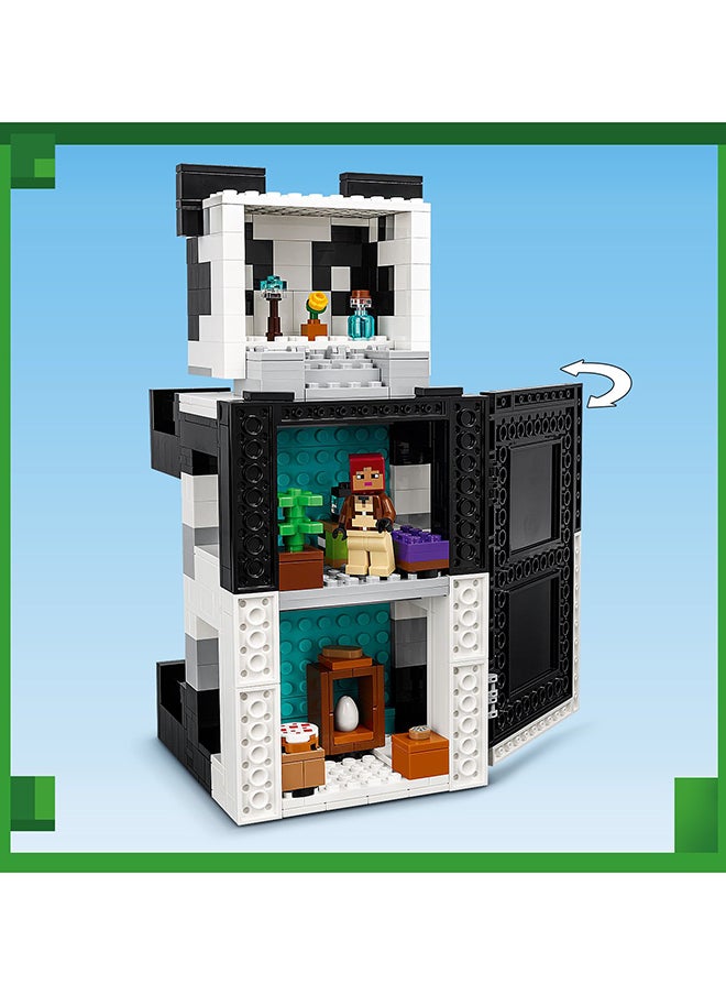 LEGO - Minecraft The Panda Haven 21245 Building Toy Set; Fun, Brick-Built House That Looks And Moves Like A Panda, Plus Characters And Accessories From The Popular Video Game; Gift For Kids Aged 8+ (553 Pieces) - Image 1