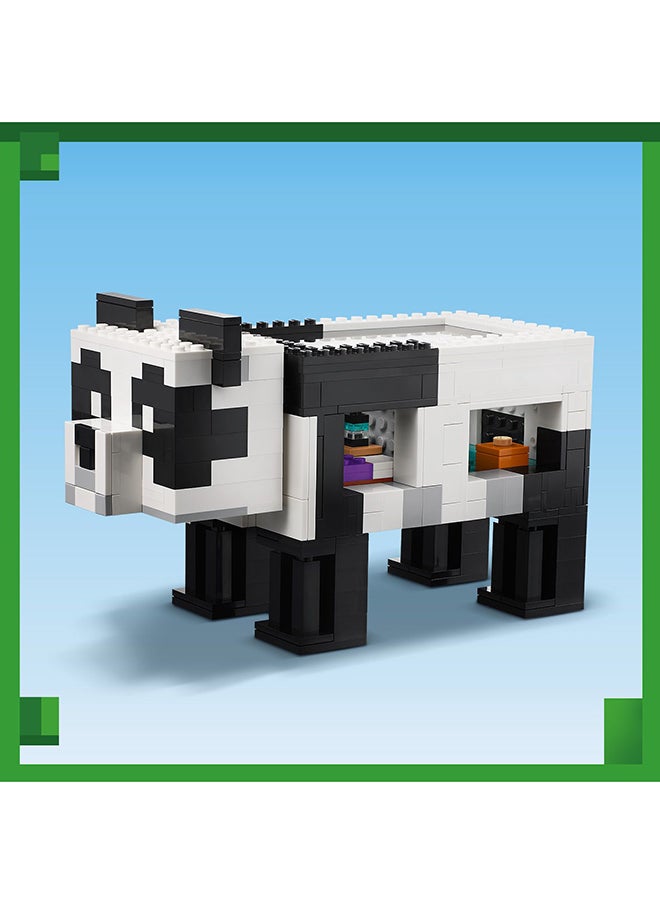 LEGO - Minecraft The Panda Haven 21245 Building Toy Set; Fun, Brick-Built House That Looks And Moves Like A Panda, Plus Characters And Accessories From The Popular Video Game; Gift For Kids Aged 8+ (553 Pieces) - Image 1