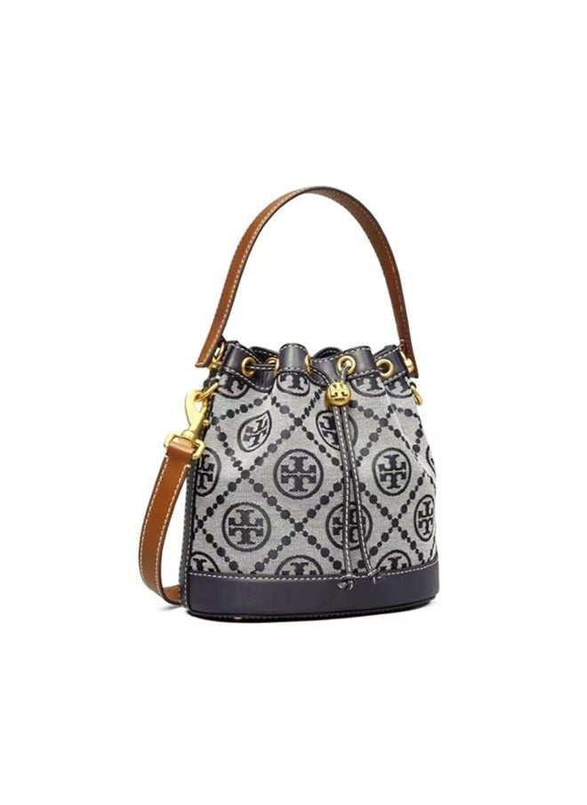 Burch - Drawstring Bucket Bag Crossbody Shoulder Bag 21*21*12cm - Image 1
