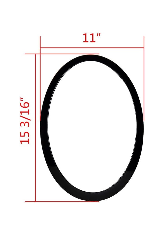 Astra Depot Glossy Black Headlight and Tail Light Trim Surround Rings for MINI COOPER 2014-2021 - Image 3