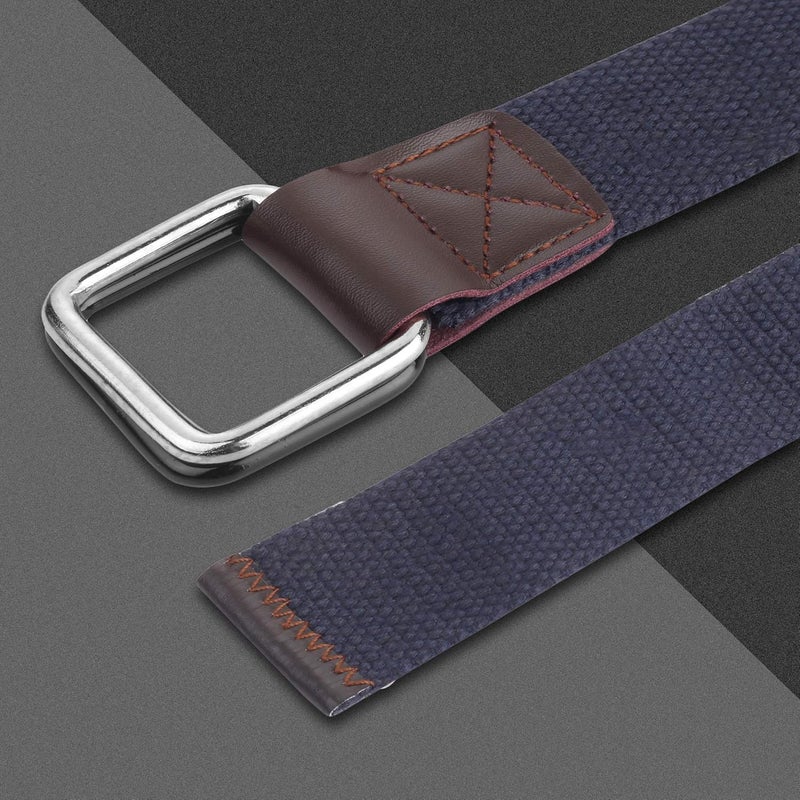 ALFA ZORO Cotton belt for men, D buckle gents belt, Combo Pack CB40-40-2PC - Image 3