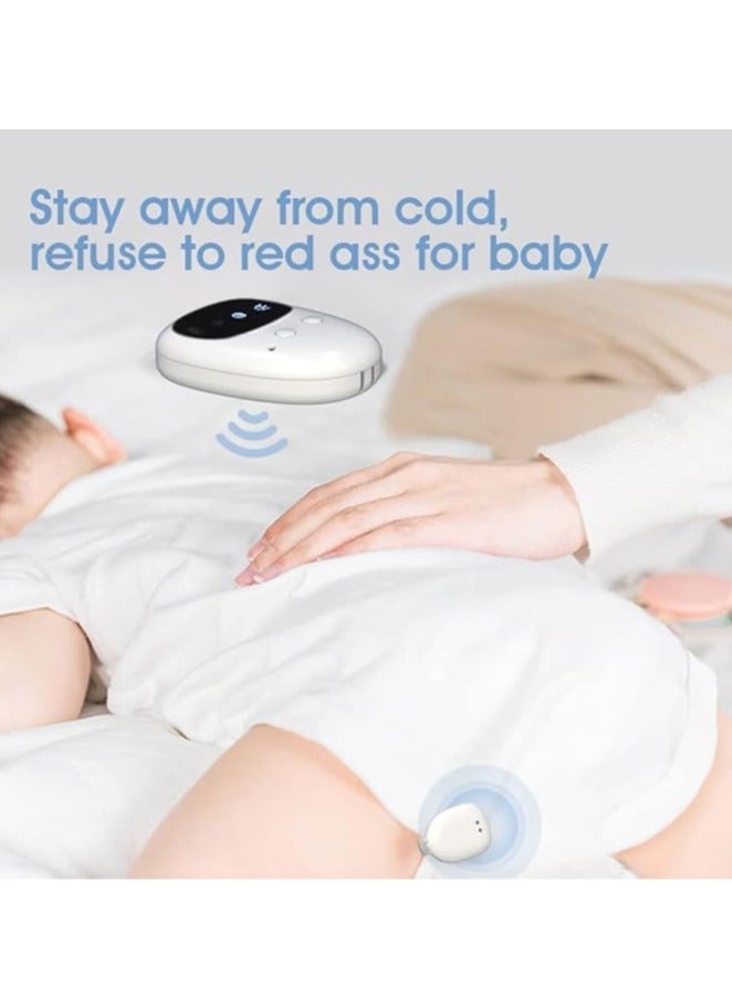 general Wireless Bedwetting Alarm, Boy Pee Alarm with Receiver & Clip Transmitter Grils Toilet Training Elderly Care 10-20M Effective Range Vibrating Sound Reminder Built-in Battery - Image 3