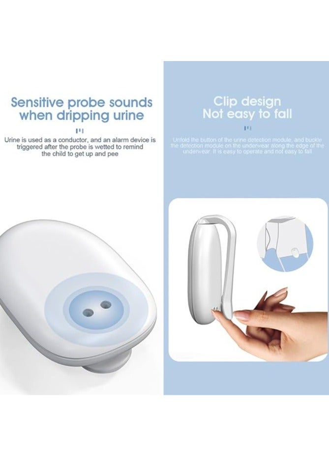 general Wireless Bedwetting Alarm, Boy Pee Alarm with Receiver & Clip Transmitter Grils Toilet Training Elderly Care 10-20M Effective Range Vibrating Sound Reminder Built-in Battery - Image 5