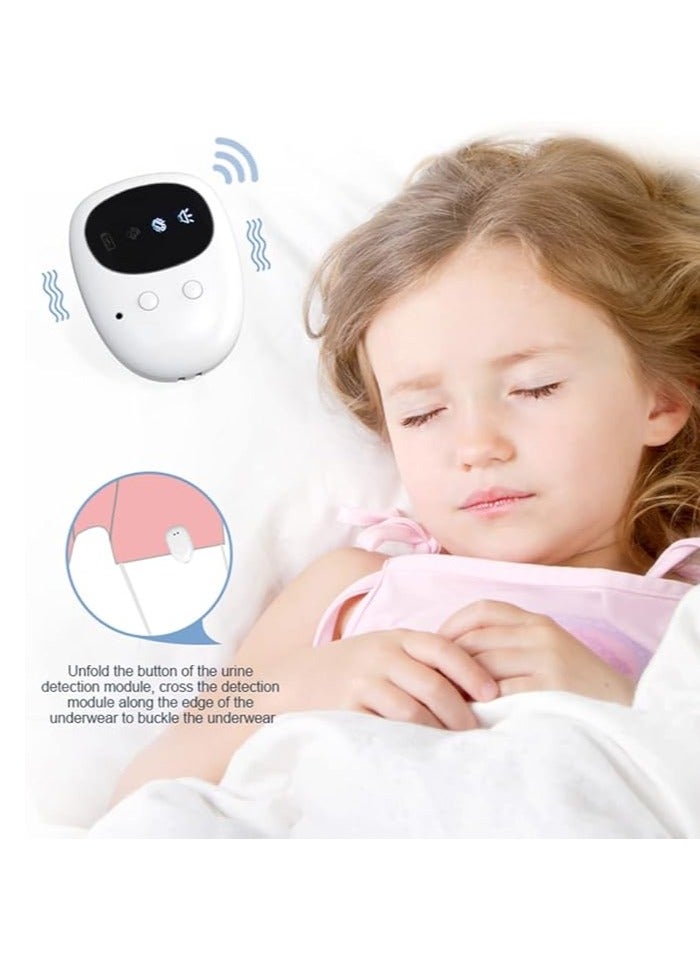 general Wireless Bedwetting Alarm, Boy Pee Alarm with Receiver & Clip Transmitter Grils Toilet Training Elderly Care 10-20M Effective Range Vibrating Sound Reminder Built-in Battery - Image 2