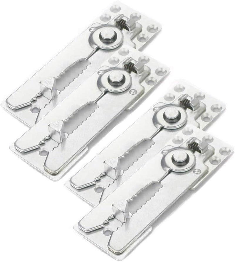 HOWDIA 4 Pack Sectional Couch Connector with Screws, Heavy Duty Sofa Connectors for Sectionals, Modular Couch Clamps to Make Sectional Stay, Multi-Card Design Furniture Connectors - Image 1