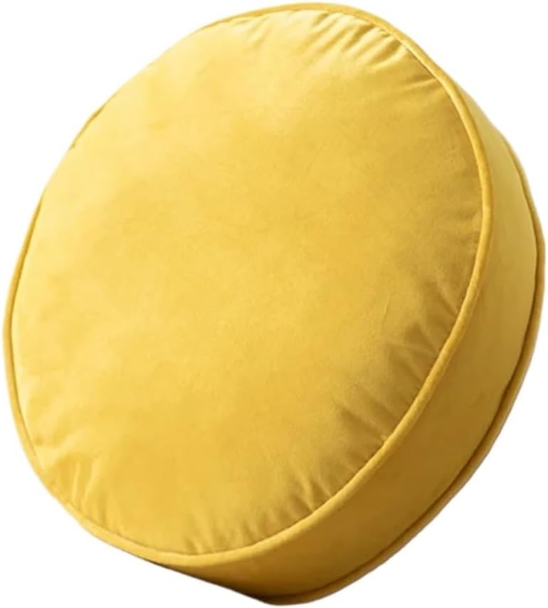 2 Pcs Soft Round Cushion with Fillings Stuffed Floor Seat Mat Meditation for Adults(Color 5) - Image 1