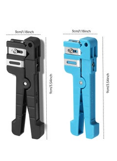 Excefore Fiber Optic Jacket Stripper, 3 Models Fiber Optic Cutter Tool 45-162 & 45-163 & 45-165 Coax Cable Stripper Fiber Optical Buffer Tube Jacket Coaxial Cable Crimper Universal Wire Stripper  - Image 5
