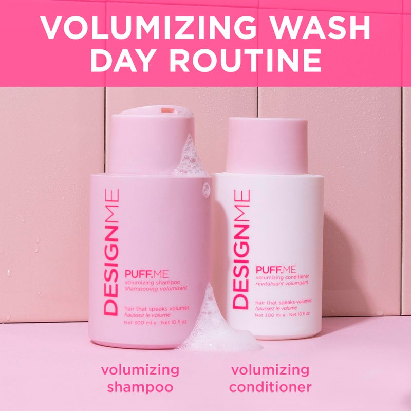 Design.Me PUFF.ME Volumizing Conditioner | Hydrating, Adds Volume, Body and Shine for Thicker & Bouncier Hair | For Fine & Medium Hair | Boosts Shine | Vegan, Color-Safe, Paraben & Sulfate Free - Image 4