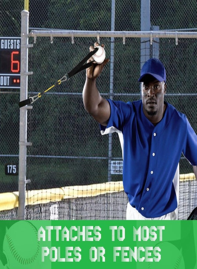 ENERACES Baseball Resistance Bands for Pitchers - Pro-Grade Arm Strength & Pitching Bands | 5-Level Adjustable Resistance Bands for Baseball/Softball Training (All Ages) - Image 5