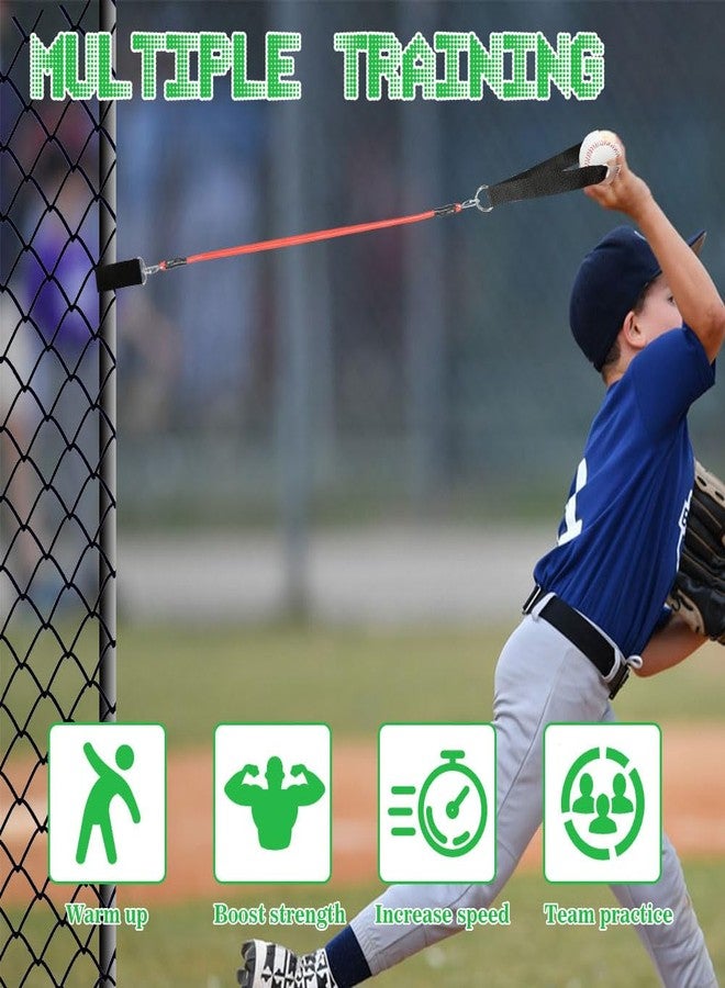 ENERACES Baseball Resistance Bands for Pitchers - Pro-Grade Arm Strength & Pitching Bands | 5-Level Adjustable Resistance Bands for Baseball/Softball Training (All Ages) - Image 4