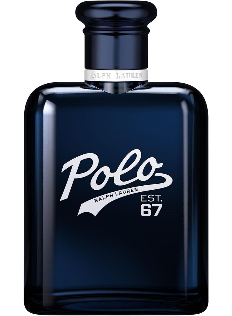 بولو عطر رالف لورين بولو 67 للرجال أو دو تواليت برائحة خشبية وشمسية مع الأناناس والبرغموت ونجيل الهند، 125 مل - Image 2
