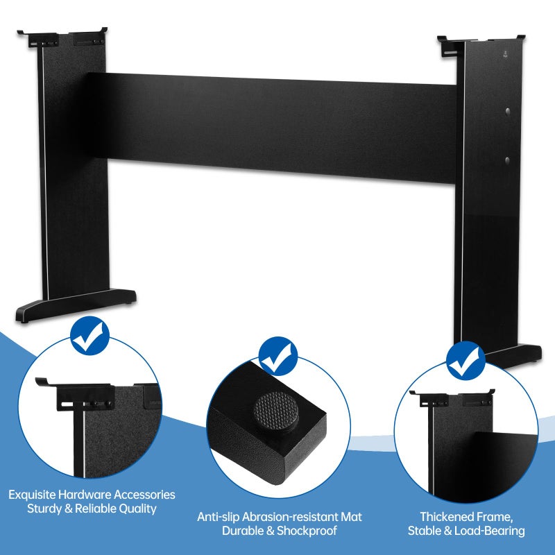 AODSK Universal Wooden Stand for Digital Pianos, Reinforced Edition, Adjustable Width Digital Piano Rackâ€”Sturdy, Non-Slip, Scratch-Resistant Design, Compatible with Multiple Keyboards - Image 5