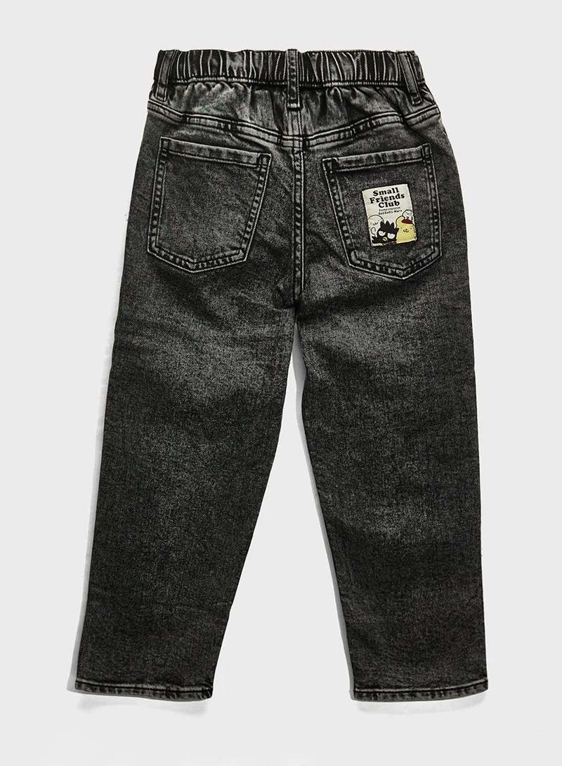 H&M Appliquéd Jeans