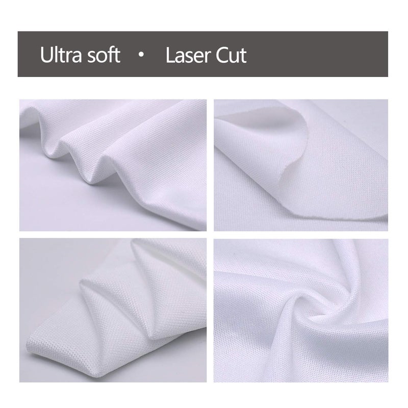 AAWipes Cleanroom Cloth Wipes 9"x9" (Bag of 150 Pcs) Double Knit 100% Polyester Wipers Lint Free Cloths with Ultra-fine Filaments, Laser Sealed Edge, Class 100 Cloths, Ultra-soft Wipes CP14009 - Image 2