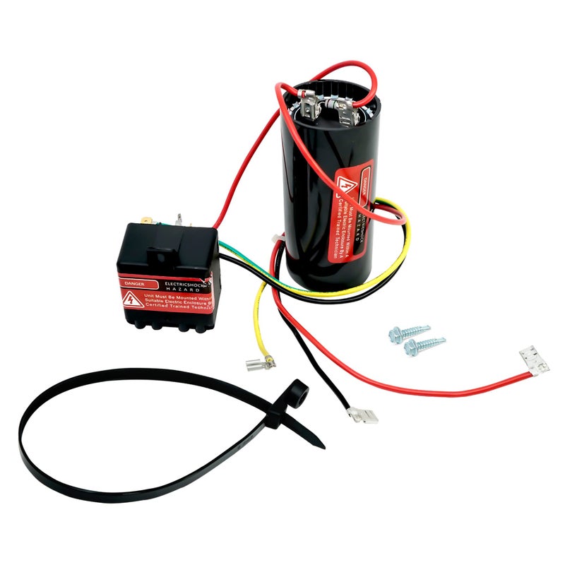 EVERTECHPRO 521 208240VAC 270324uF Compressor Saver Hard Start Capacitor Relay kit for 4 to 5 Ton Units Replacement for AC Air Conditioner