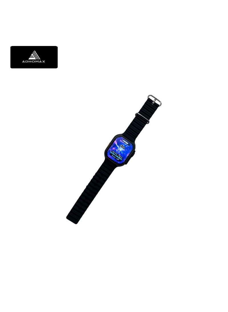 adhomax T1000 Ultra2 smart watch Elegant Design 2.08", NFC, infinite display, Fitness Tracker, Heart Rate, Calls, Wireless Charging, for IOS, android for men and women - Image 4
