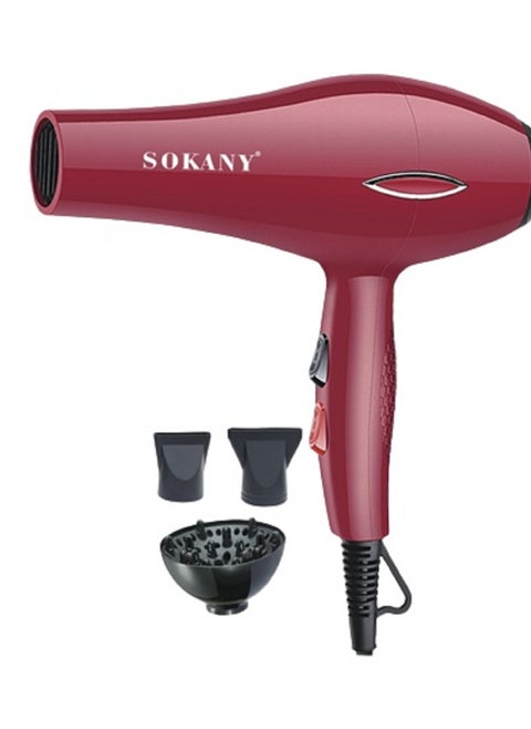 SK-2215 Professional Hair Dryer -2600W - with 3 attachments