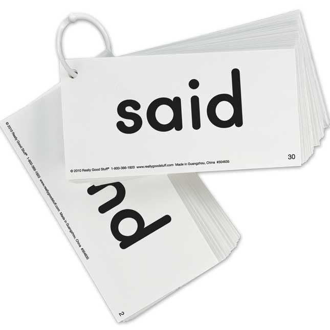 Really Good Stuff EZread Dolch Pre-Primer Sight Word Flash Cards - Image 2