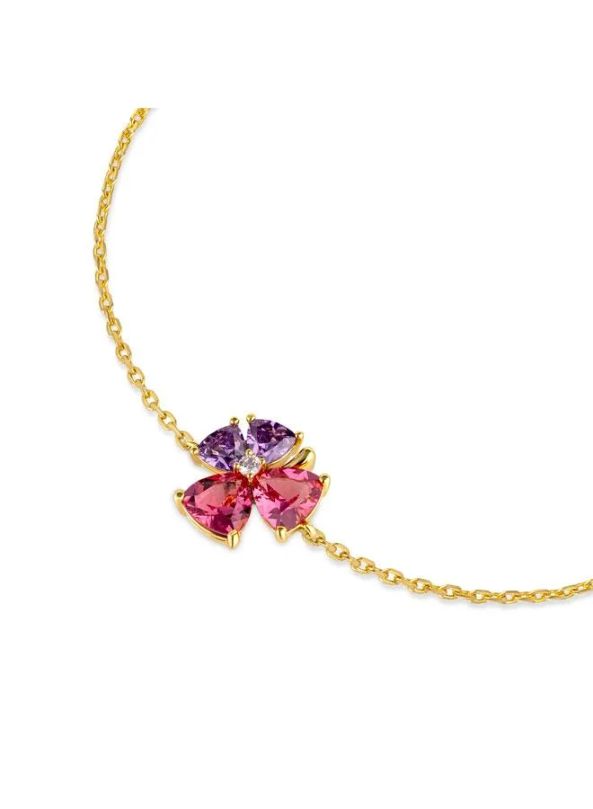 سانت هونور Gala Gold Plated Stainless Steel Chain Bracelet for Women