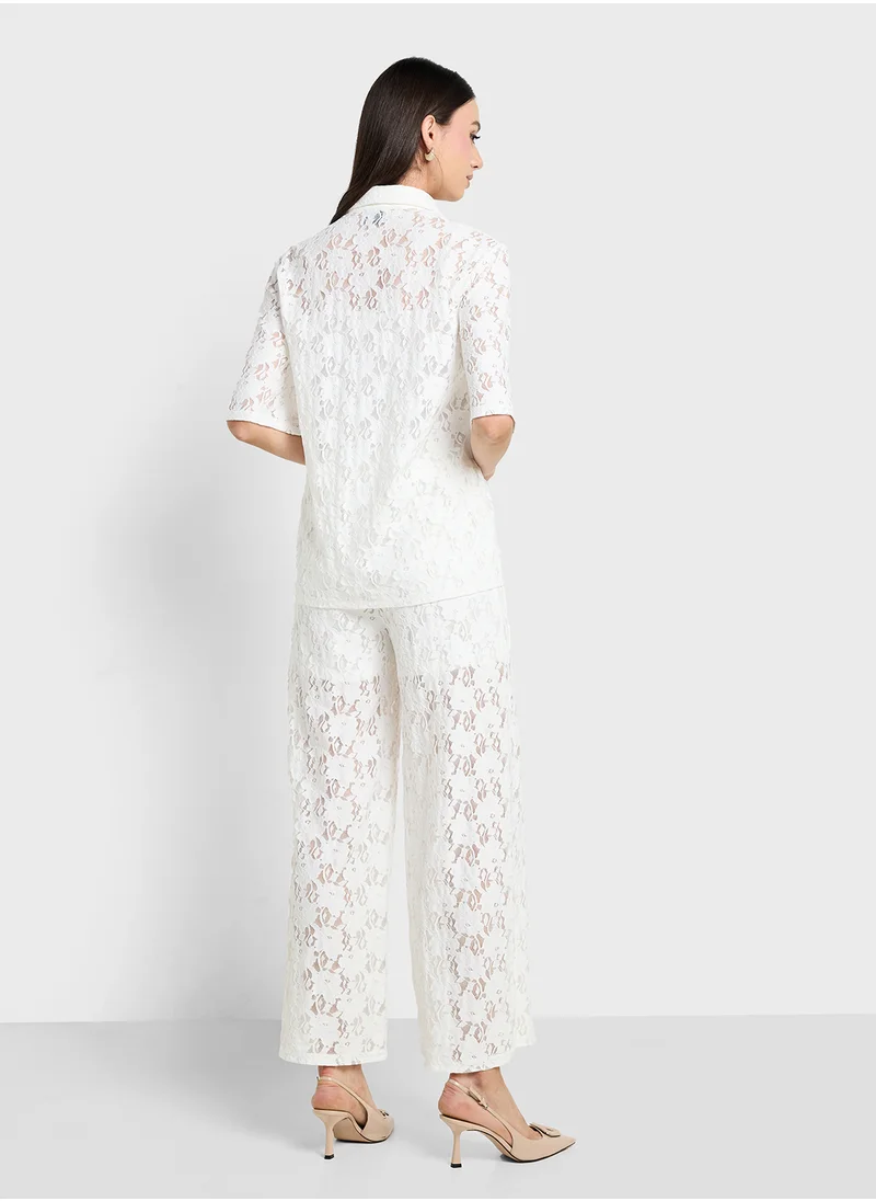 ايلا Crochet Top & Pant Set