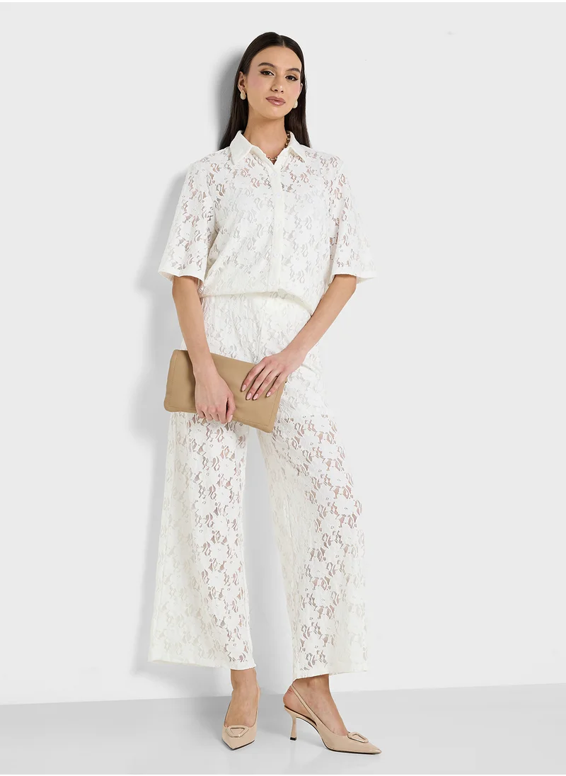 ايلا Crochet Top & Pant Set