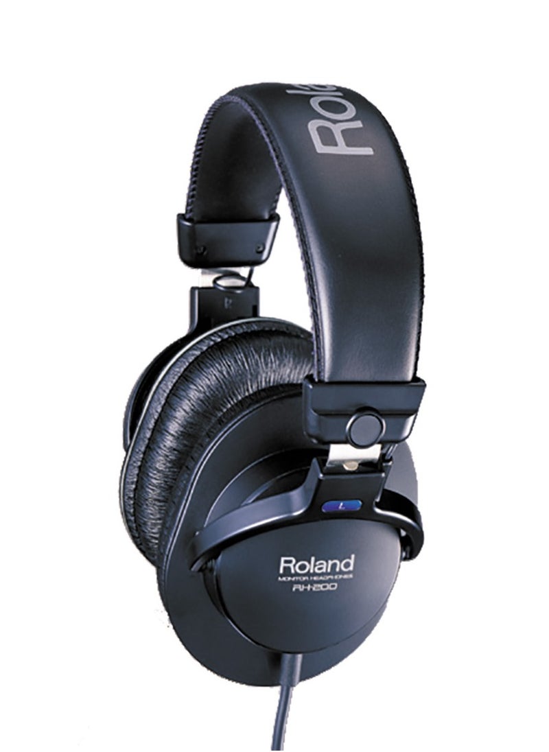 Roland Roland RH-200S Circumaural Closed-Back Monitor Headphones (Silver)  - Image 1
