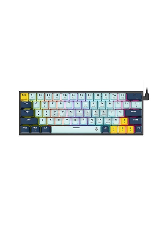 FANTECH MK874 V2 ATOM 63 MIZU EDITION MECHANICAL KEYBOARD SKYBLUE  - Image 3