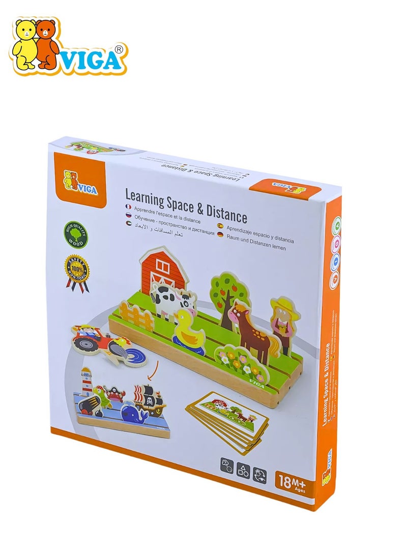 Viga Wooden Learning Space and Distance for the age of 3+ - Image 1