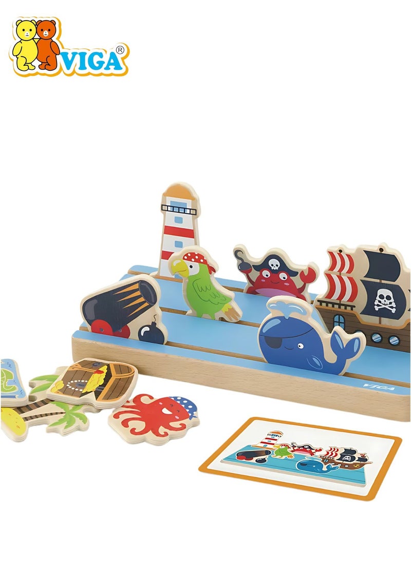 Viga Wooden Learning Space and Distance for the age of 3+ - Image 2