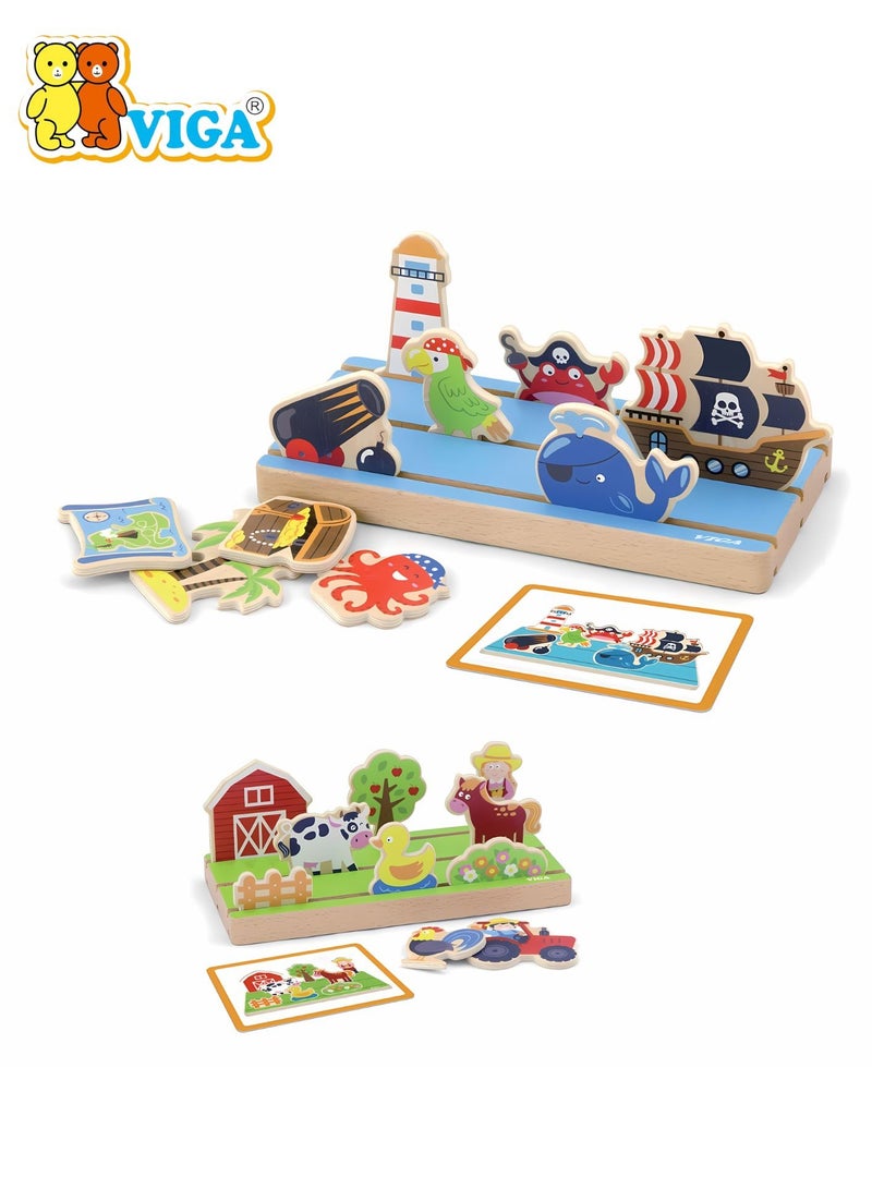Viga Wooden Learning Space and Distance for the age of 3+ - Image 5