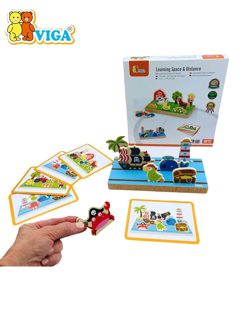 Viga Wooden Learning Space and Distance for the age of 3+ - Image 3