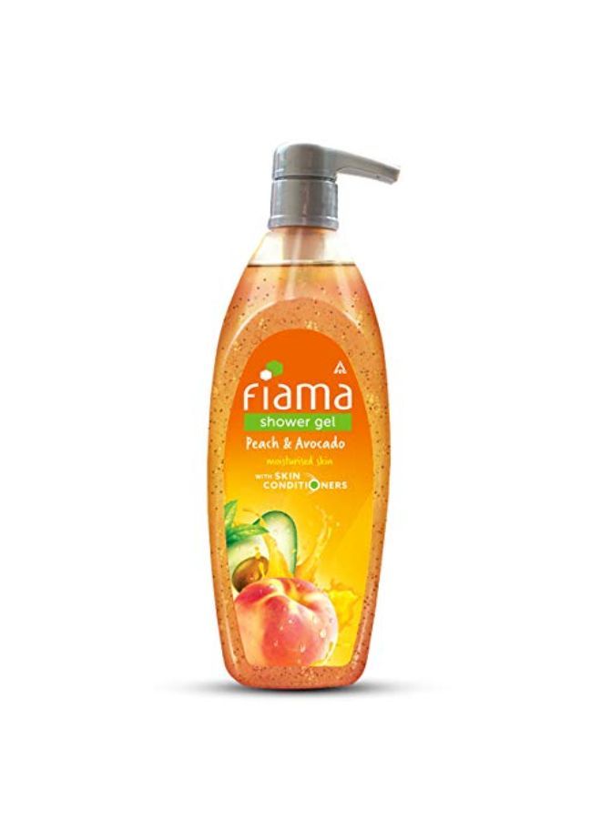 Fiama Shower Gel Peach & Avocado, Body Wash With Skin Conditioners For Soft Moisturised Skin, 500Ml Pump - Image 2