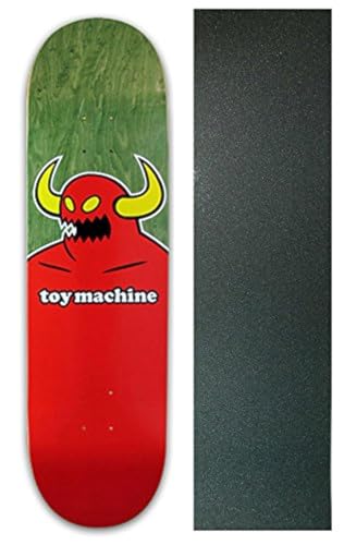 TOY MACHINE Skateboard Deck Monster AST Clrs 80 with Grip - Image 1