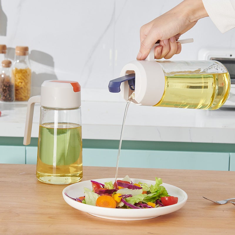Mofeng Series Kitchen Oil Container, 680ml, Automatic Lid Opening, Precise Oil Output, Leak & Drip Resistant - Image 4