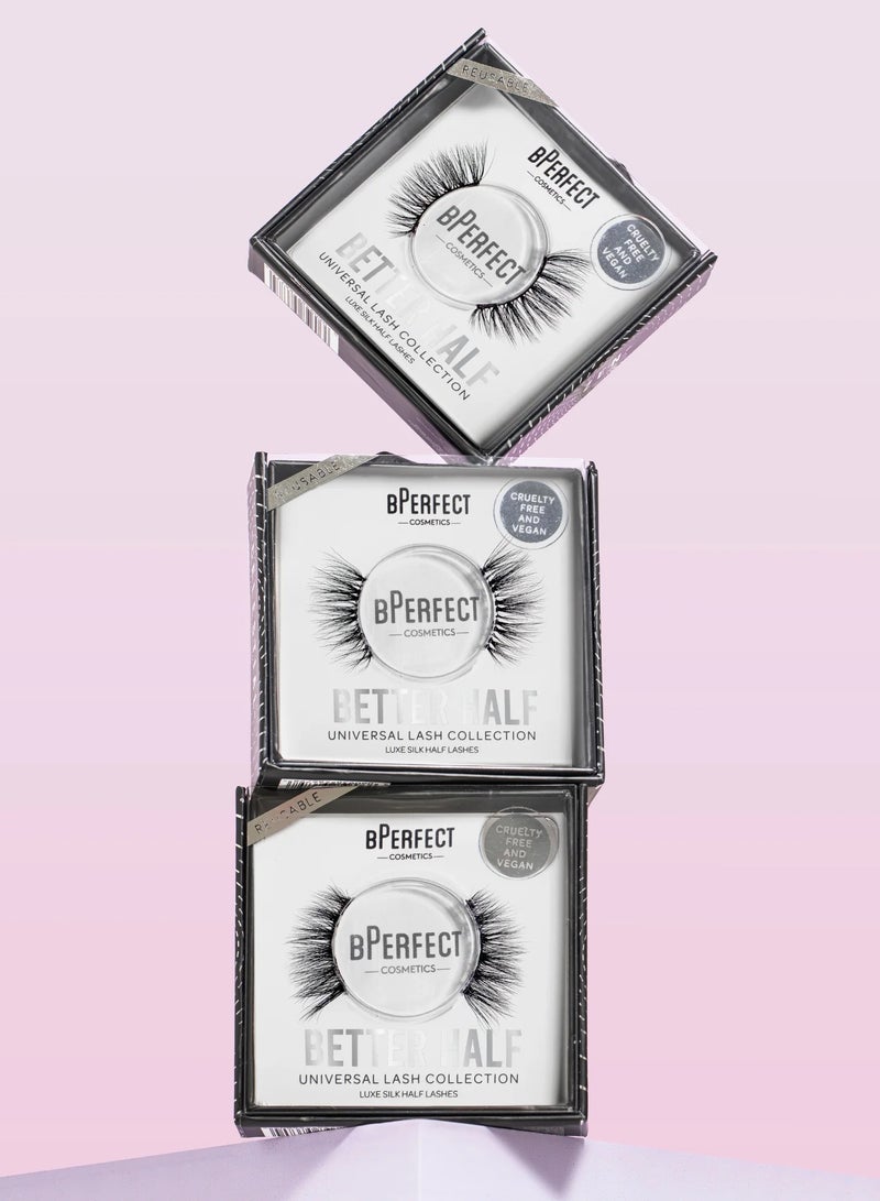 بي بيرفيكت رموش بي بيرفكت بيتر هاف يونيفرسال لجميع الإطلالات - زوج واحد - Image 3