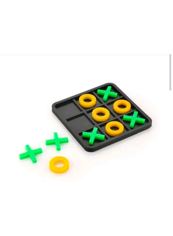 Plus Plastic Tic Tac Toe Game Board with Colourful Pieces, 15 cm x 15 cm - Image 4