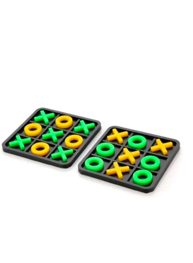Plus Plastic Tic Tac Toe Game Board with Colourful Pieces, 15 cm x 15 cm - Image 3