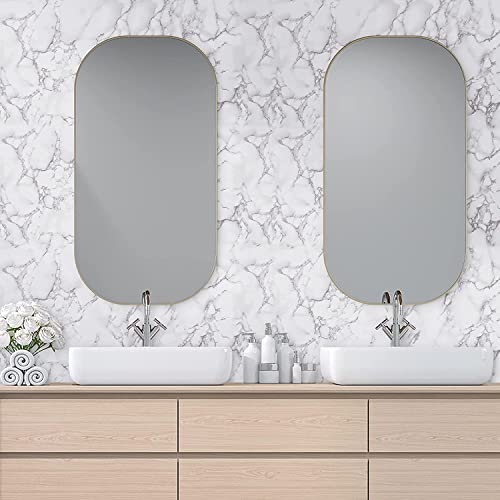 Elton DIY Wall Paper/Wall Sticker Self Adhesive Highlighter Elegant Living Room Bed Room Decoration Interior Exterior Easily Removable Furniture Make Over Cloud Marble(45x500cm) - Image 3