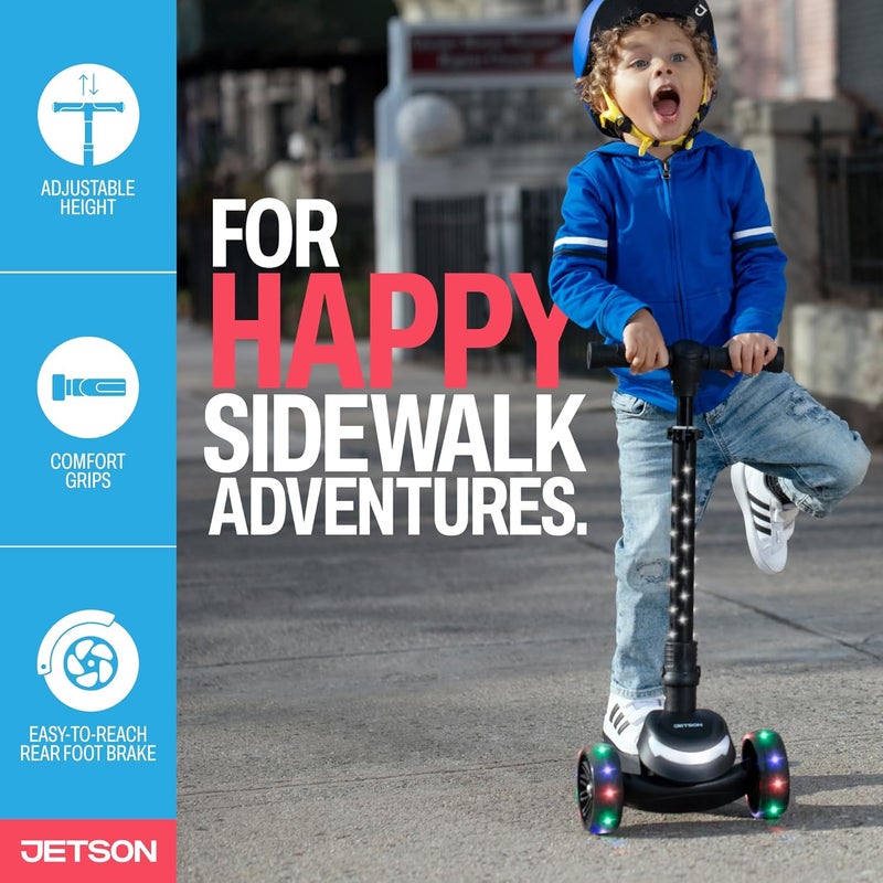 JETSON 8" Wheels LED Light-up Kids Kick Scooter - Image 3