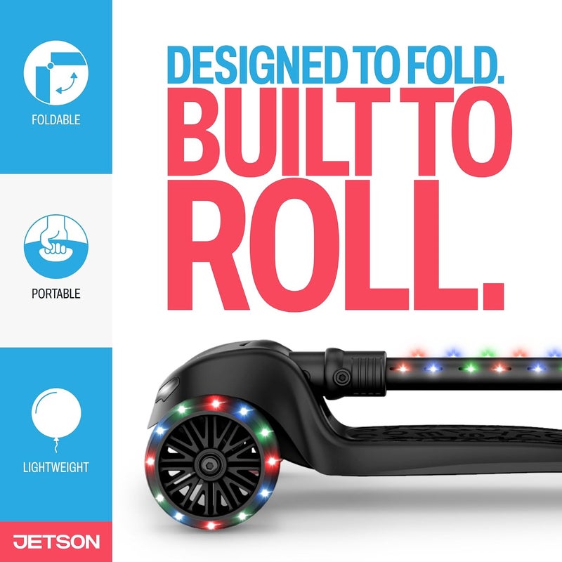 JETSON 8" Wheels LED Light-up Kids Kick Scooter - Image 5