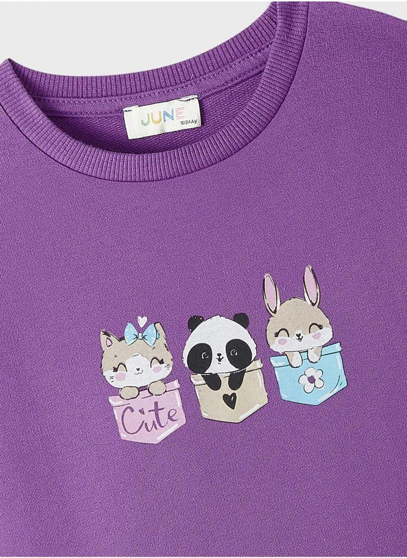 JUNE Kids Sweatshirt
