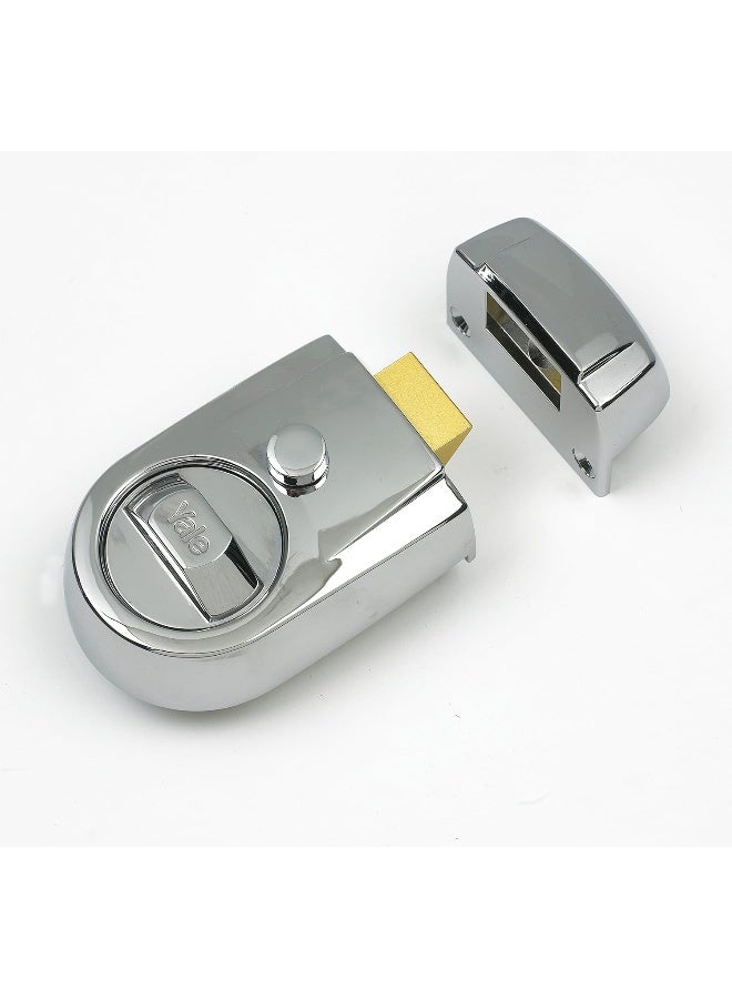 Yale P-Y3-CH-CH-60 - Contemporary Nightlatch - 60mm - Polished Chrome Finish - Standard Security  - Image 2