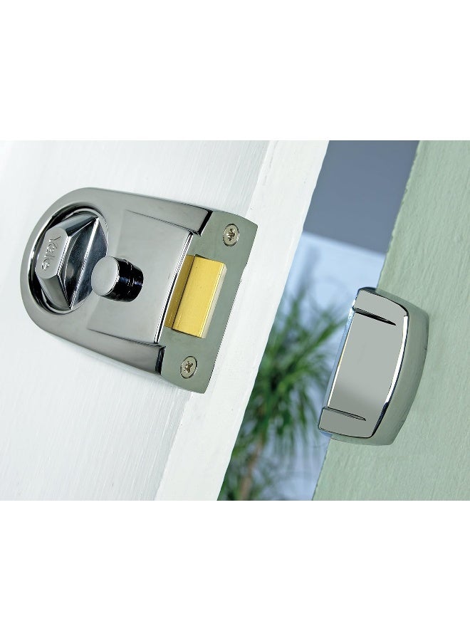Yale P-Y3-CH-CH-60 - Contemporary Nightlatch - 60mm - Polished Chrome Finish - Standard Security  - Image 4