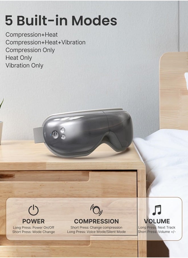 RENPHO - Eyeris1 Father Day Gifts, Eye Massager, Gifts for Mom, Face Massager, Eye Care for Beauty Salon, Spa Relaxation, Migraine Relief, Travel/Study/Work/Car/Airplane Relaxation, Dad/Wife/Staff Gifts - Image 1